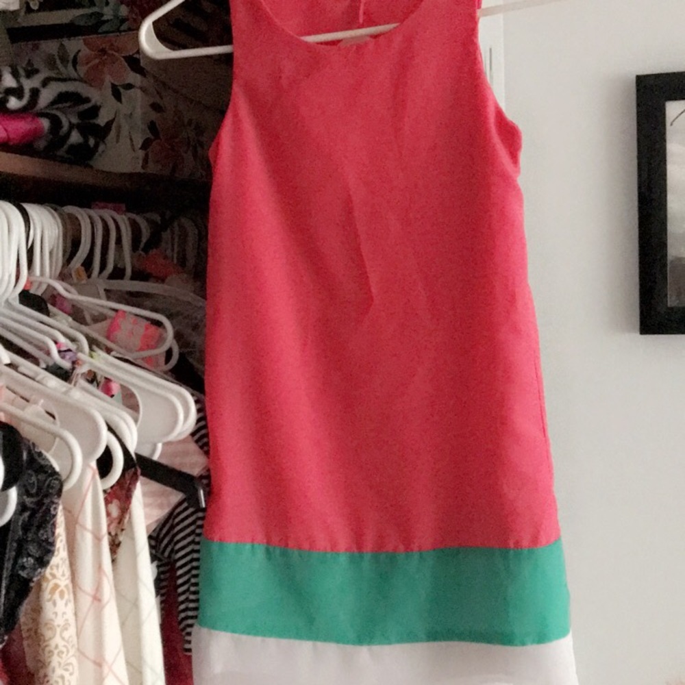 Girls 7 coral dress